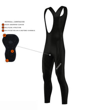Load image into Gallery viewer, XOGO Essential Cycling Bib Tights - Black - XOGO
