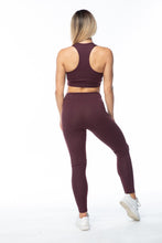 Load image into Gallery viewer, XOGO PERFORMANCE LEGGINGS - Maroon - XOGO