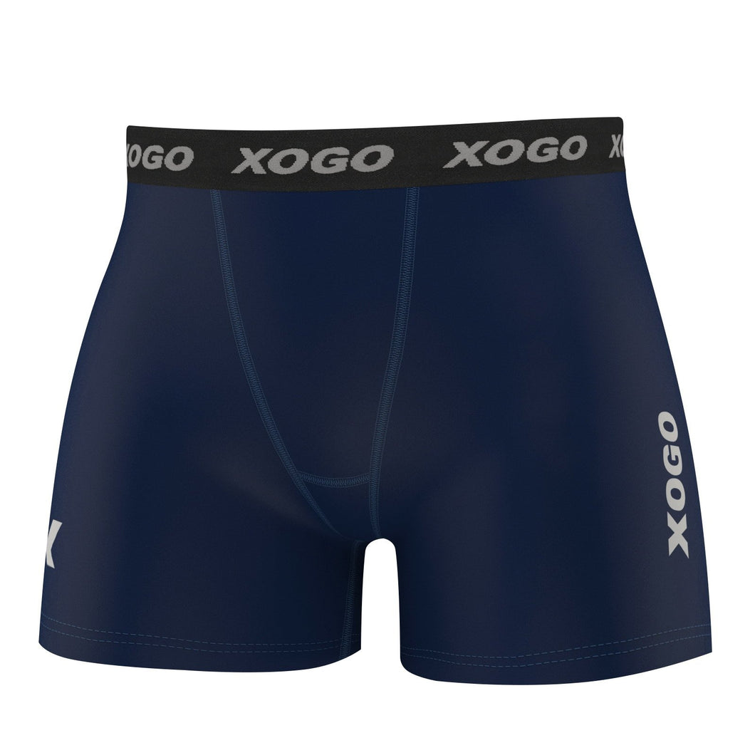 XOGO COMPRESSION BOXER SHORT - Navy Blue - XOGO