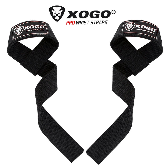 XOGO PRO Series WRIST STRAPS - Black - XOGO