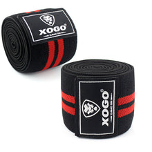 Load image into Gallery viewer, XOGO ULTRA KNEE WRAP - Black/Red - XOGO