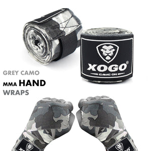XOGO PRO SERIES HAND WRAPS  - Grey Camo - XOGO