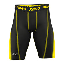 Load image into Gallery viewer, XOGO ESSENTIAL COMPRESSION SHORTS - Yellow - XOGO