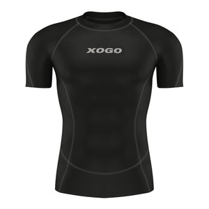 XOGO PERFORMANCE XP100 BASELAYER SHORT SLEEVES TOP - Black - XOGO