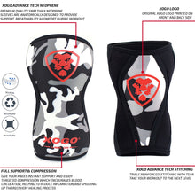 Load image into Gallery viewer, XOGO POWER KNEE SLEEVE 5MM - Camo - XOGO