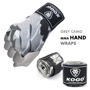 XOGO PRO SERIES HAND WRAPS  - Grey Camo - XOGO
