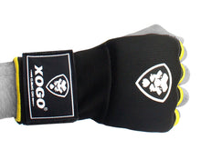 Load image into Gallery viewer, XOGO PRO SERIES INNER BOXING GLOVES - Black/Yellow - XOGO