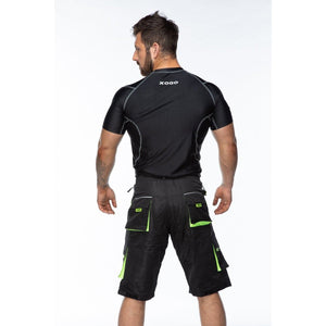 XOGO DYNAMIC X100 MTB Cycling Shorts - Black/Fluorescent - XOGO